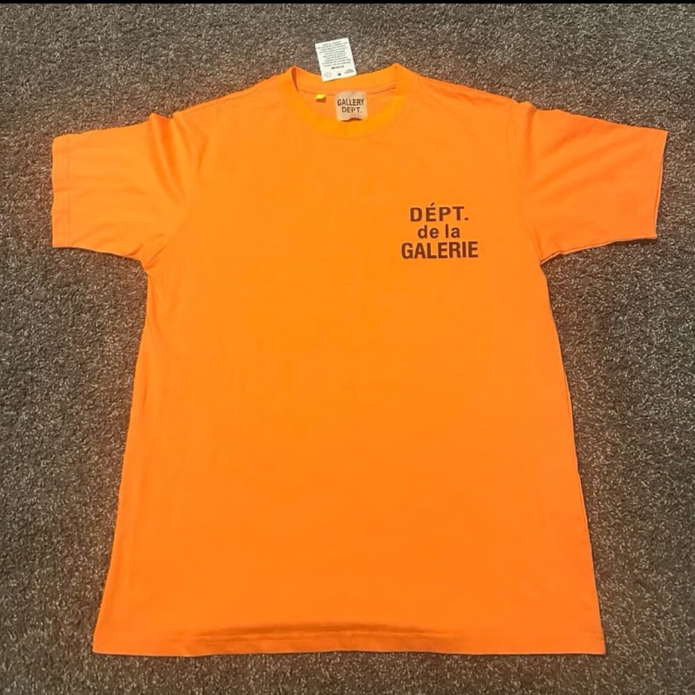 Gallery Dept. Spellout T Shirt Made In USA size Small